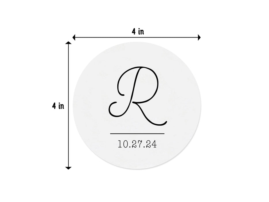 Single coaster with size measurements. 4 inch width and 4 inch height.