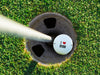 I love custom name golf ball in a golf course hole