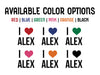 color options come in red, blue, green, pink, orange, and black 