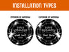 installation types are shown