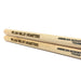 laser engraved wooden drum sticks that say William Wallis Drumsticks